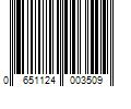 Barcode Image for UPC code 0651124003509