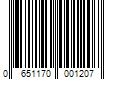 Barcode Image for UPC code 0651170001207