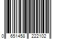 Barcode Image for UPC code 0651458222102