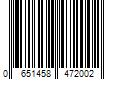 Barcode Image for UPC code 0651458472002