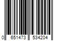 Barcode Image for UPC code 0651473534204