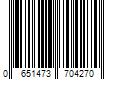 Barcode Image for UPC code 0651473704270