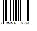 Barcode Image for UPC code 0651536003203