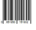 Barcode Image for UPC code 06518501518053