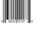 Barcode Image for UPC code 065200001875