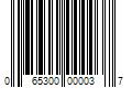 Barcode Image for UPC code 065300000037