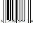 Barcode Image for UPC code 065330000076