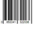 Barcode Image for UPC code 0653341322036