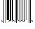 Barcode Image for UPC code 065350000025