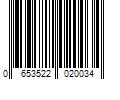 Barcode Image for UPC code 0653522020034