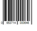 Barcode Image for UPC code 0653714000646