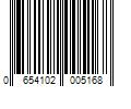 Barcode Image for UPC code 0654102005168