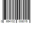 Barcode Image for UPC code 0654102008015