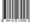 Barcode Image for UPC code 0654102072580