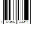 Barcode Image for UPC code 0654102426116