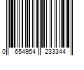 Barcode Image for UPC code 0654954233344