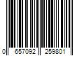 Barcode Image for UPC code 0657092259801