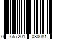 Barcode Image for UPC code 0657201080081