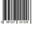 Barcode Image for UPC code 0657227001206