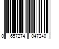 Barcode Image for UPC code 0657274047240