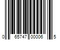 Barcode Image for UPC code 065747000065