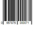 Barcode Image for UPC code 0657875000071