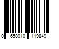 Barcode Image for UPC code 0658010119849