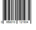 Barcode Image for UPC code 0658010121934