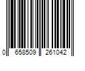 Barcode Image for UPC code 0658509261042. Product Name: Back to Africa Ashanti Naturals Unrefined African Soft & Creamy White Shea Butter - 15 oz.