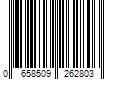 Barcode Image for UPC code 0658509262803. Product Name: ASHANTI NATURALS AFRICAN BLACK SOAP BARS 16 OZ.