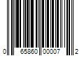 Barcode Image for UPC code 065860000072