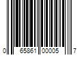 Barcode Image for UPC code 065861000057