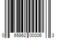 Barcode Image for UPC code 065862000063