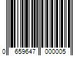 Barcode Image for UPC code 0659647000005