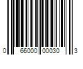 Barcode Image for UPC code 066000000303