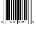 Barcode Image for UPC code 066000003113