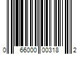 Barcode Image for UPC code 066000003182