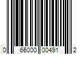 Barcode Image for UPC code 066000004912