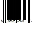 Barcode Image for UPC code 066000008163