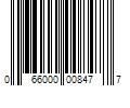 Barcode Image for UPC code 066000008477