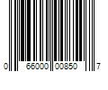 Barcode Image for UPC code 066000008507