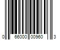 Barcode Image for UPC code 066000009603