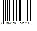 Barcode Image for UPC code 0660168536744. Product Name: Hudson Baby Infant and Toddler Girl Cotton Short-Sleeve Dresses 2pk  Flamingos  2 Toddler
