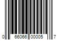 Barcode Image for UPC code 066066000057