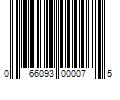 Barcode Image for UPC code 066093000075