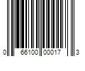 Barcode Image for UPC code 066100000173