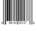 Barcode Image for UPC code 066100001378