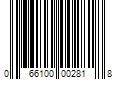 Barcode Image for UPC code 066100002818