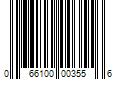 Barcode Image for UPC code 066100003556