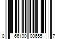 Barcode Image for UPC code 066100006557